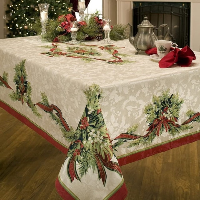 Rectangular Christmas Tablecloth