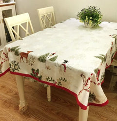 Rectangular Christmas Tablecloth
