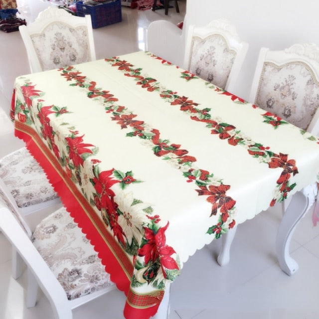 Rectangular Christmas Tablecloth