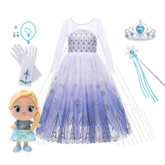 Snow Queen Dress and Accessory Options