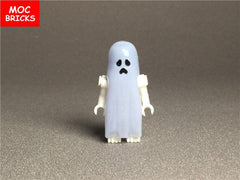 Luminous Ghost and Skeleton Assembly Figure