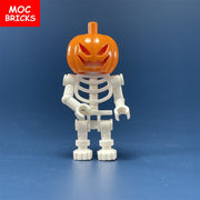 Luminous Ghost and Skeleton Assembly Figure