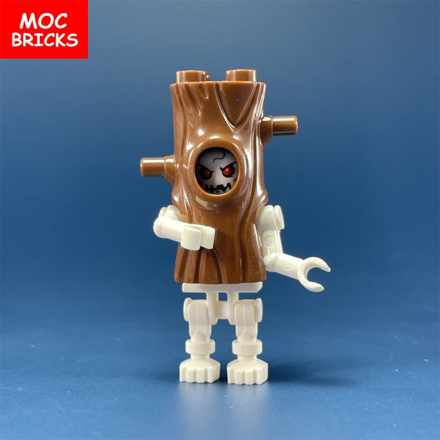 Luminous Ghost and Skeleton Assembly Figure