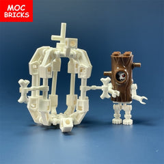 Luminous Ghost and Skeleton Assembly Figure