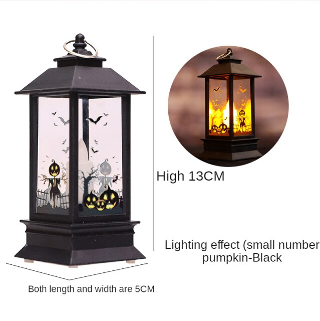 Vintage-Style LED Halloween Candles
