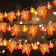 Maple Leaves String Lights for Halloween