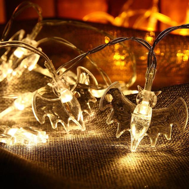 Bat Shaped String Lights for Halloween