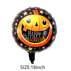 Pumpkin and Ghost Halloween Foil Balloons