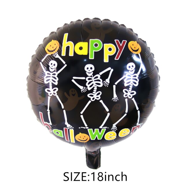 Pumpkin and Ghost Halloween Foil Balloons