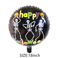 Pumpkin and Ghost Halloween Foil Balloons
