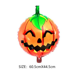 Pumpkin and Ghost Halloween Foil Balloons