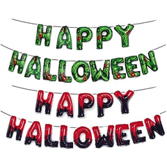 Green Happy Halloween Letter Decoration Set