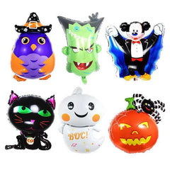 Animal-Shaped Foil Halloween Balloons