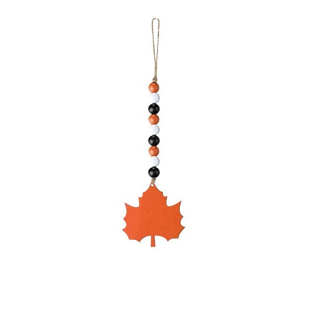 Wooden Bead Halloween Hanging Decoration