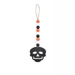 Wooden Bead Halloween Hanging Decoration