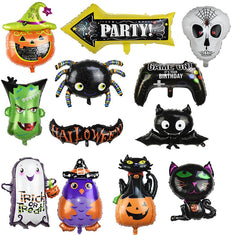 Printed Halloween Foil Balloon Set