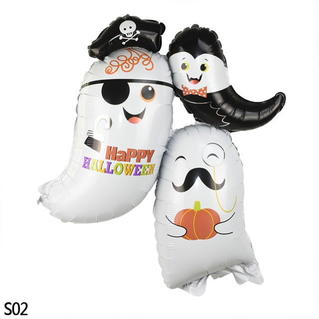 Printed Halloween Foil Balloon Set