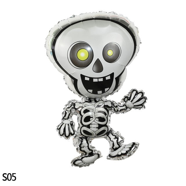 Printed Halloween Foil Balloon Set