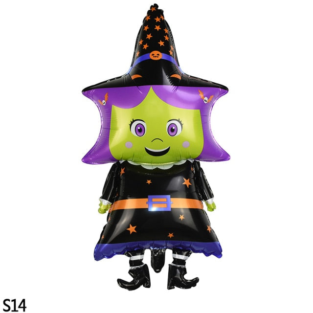 Printed Halloween Foil Balloon Set
