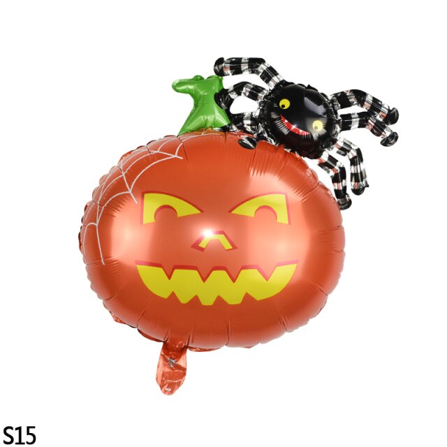 Printed Halloween Foil Balloon Set