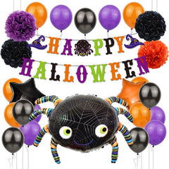 Pumpkin and Ghost Halloween Foil Balloons