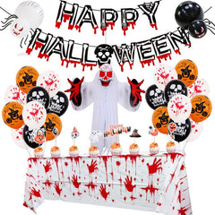 Bloody Balloon, Banner and Honeycomb Decoration Options