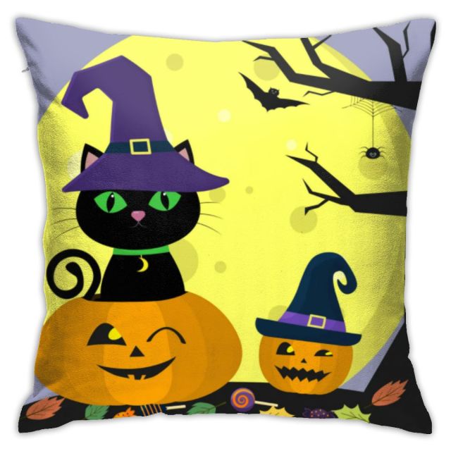 Happy Halloween Decorative Pillow Cover