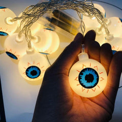 Eyeball Shaped String Lights for Halloween Decoration