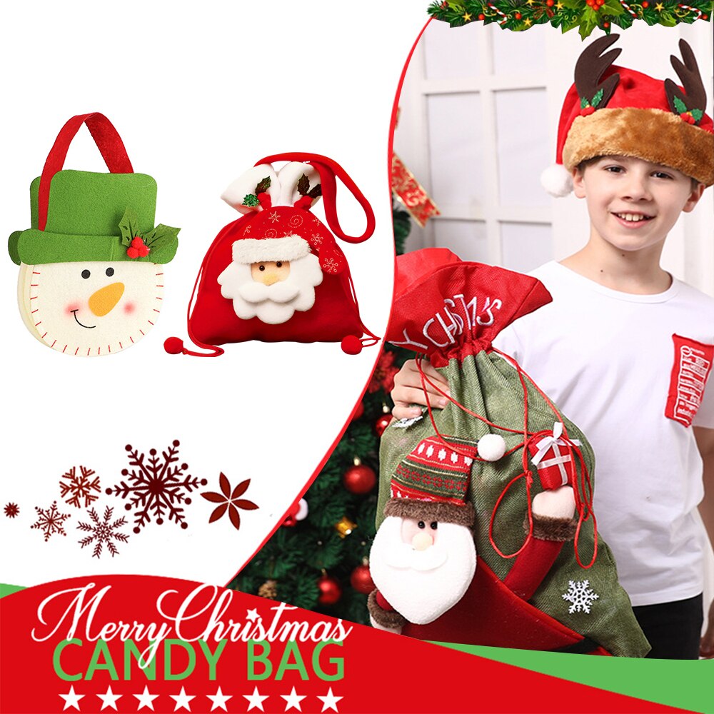 Fabric Christmas Gift and Storage Bag