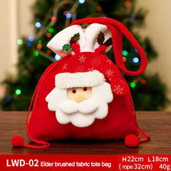 Fabric Christmas Gift and Storage Bag