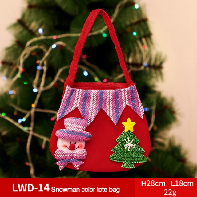 Fabric Christmas Gift and Storage Bag