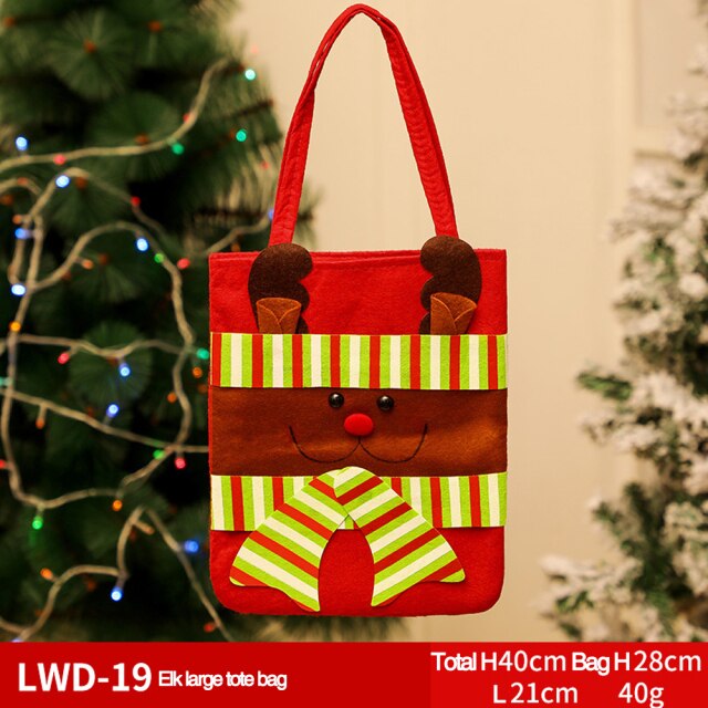 Fabric Christmas Gift and Storage Bag