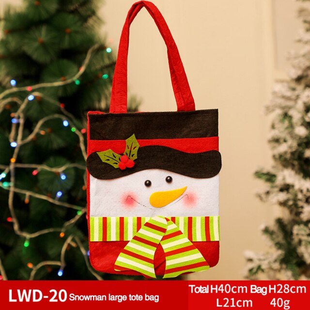 Fabric Christmas Gift and Storage Bag