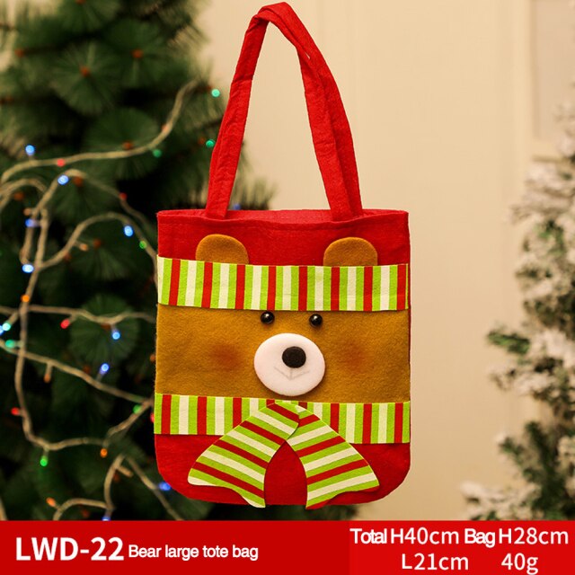 Fabric Christmas Gift and Storage Bag