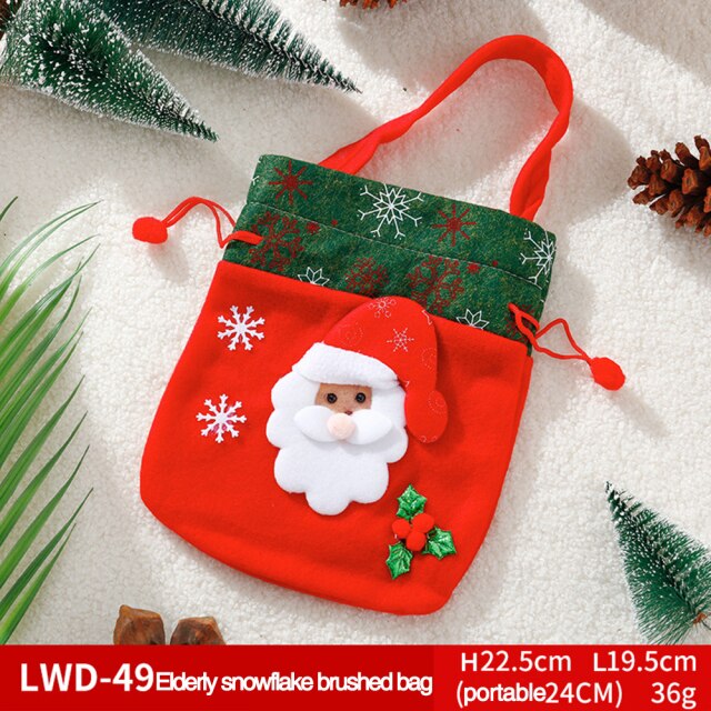 Fabric Christmas Gift and Storage Bag