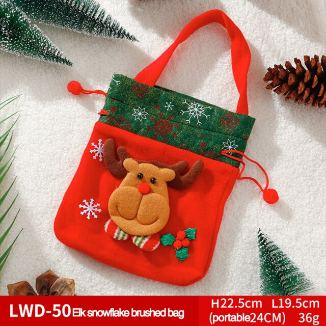 Fabric Christmas Gift and Storage Bag
