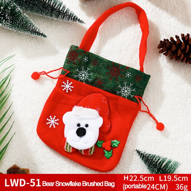 Fabric Christmas Gift and Storage Bag