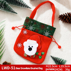 Fabric Christmas Gift and Storage Bag