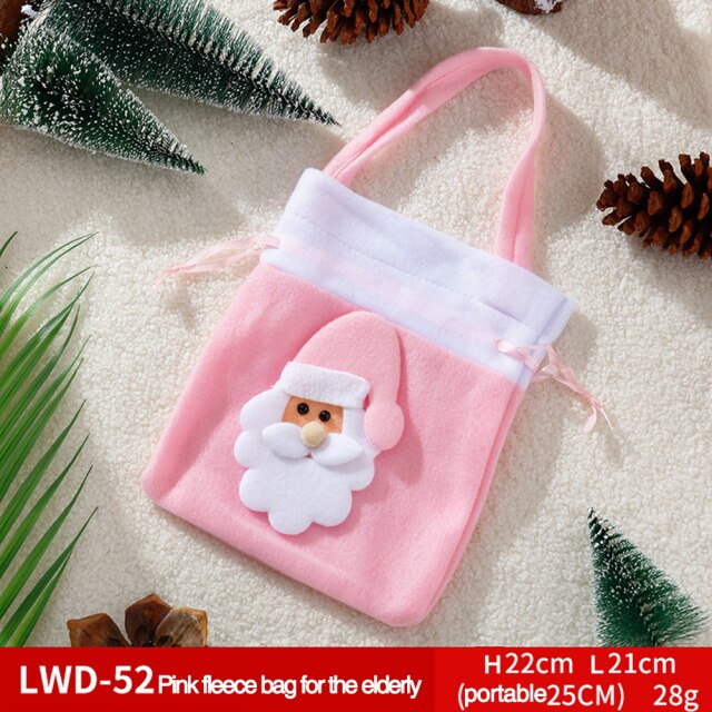 Fabric Christmas Gift and Storage Bag
