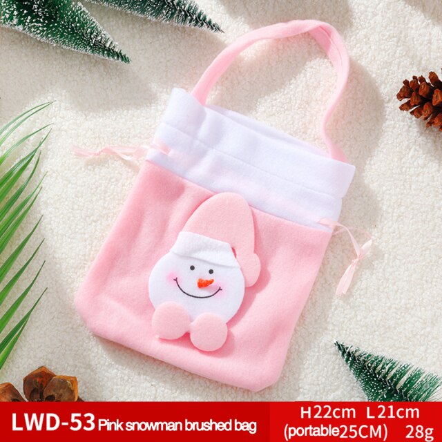Fabric Christmas Gift and Storage Bag