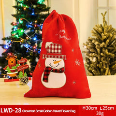 Fabric Christmas Gift and Storage Bag