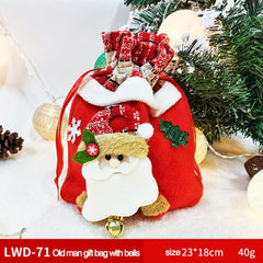 Fabric Christmas Gift and Storage Bag