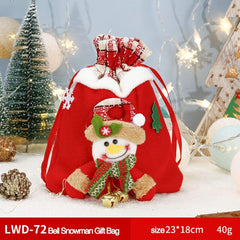 Fabric Christmas Gift and Storage Bag