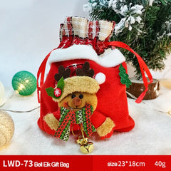 Fabric Christmas Gift and Storage Bag