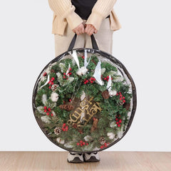 Transparent Christmas Tree & Wreath Storage Bags
