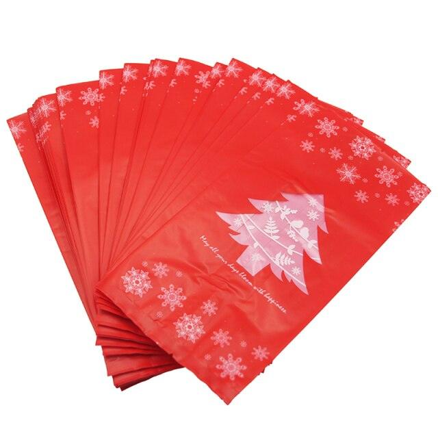 20-Piece Christmas Plastic Gift Bag Set