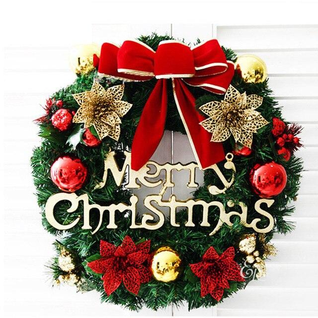 Artificial Christmas Wreath with Pinecones and Red Berries