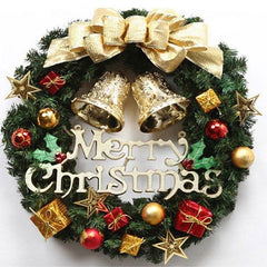 Artificial Christmas Wreath with Pinecones and Red Berries