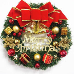 Artificial Christmas Wreath with Pinecones and Red Berries