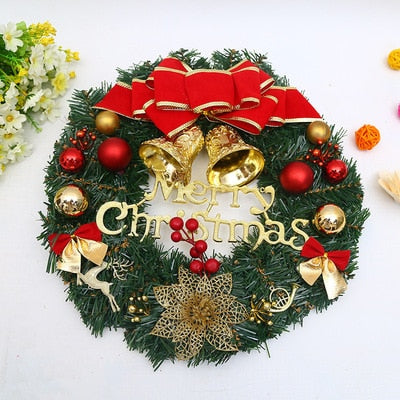 Artificial Pinecone and Red Berry Christmas Wreath